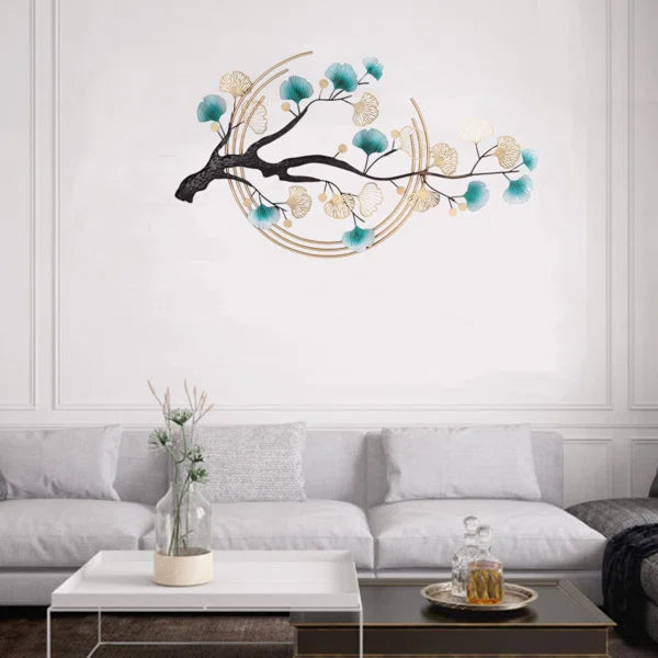 Glam Plants & Flowers Wall Decor on Metal