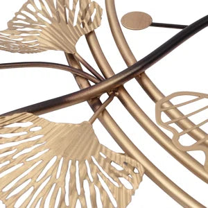 Glam Plants & Flowers Wall Decor on Metal
