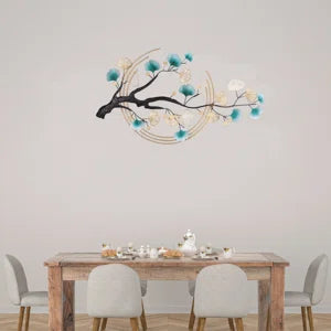 Glam Plants & Flowers Wall Decor on Metal